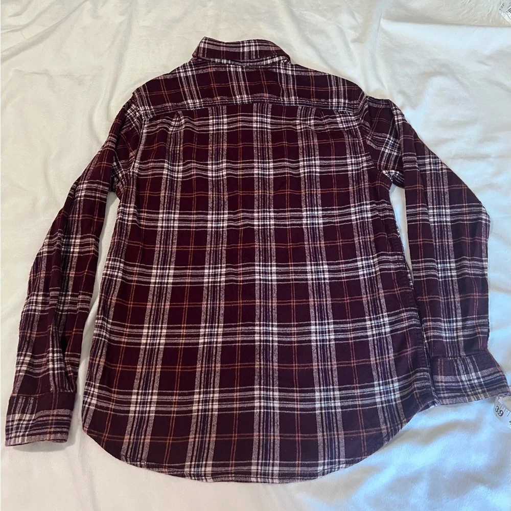 Lot -Casual Button Down Shirts - Blue, Red, Purple Plaid - Picture 3 of 16